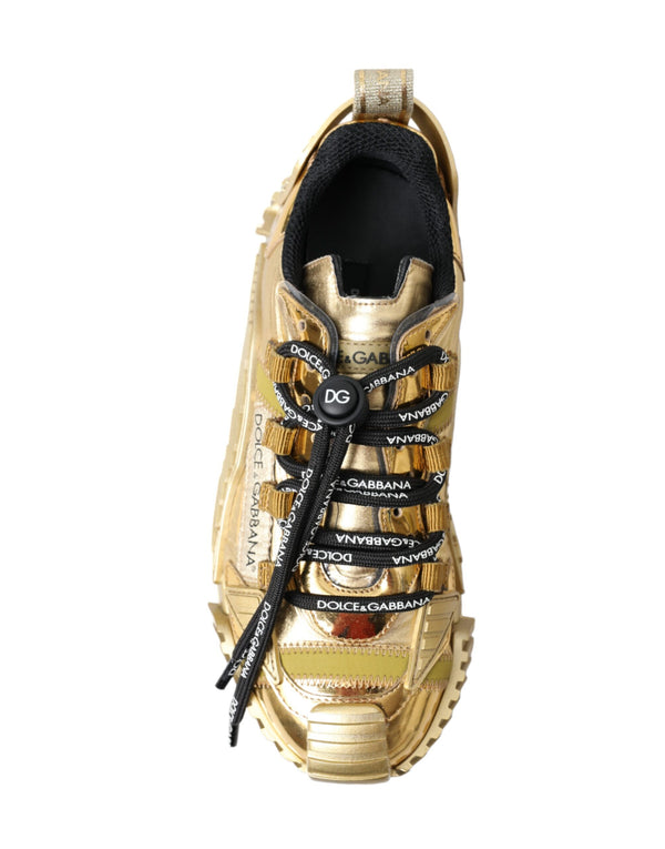 Dolce &amp; Gabbana Metallic Gold NS1 Low Top -lenkkarit