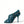 Dolce & Gabbana Teal Suede Leather Peep Toe Heels Pumps -kengät