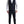 Dolce & Gabbana Elegant Blue & Black Martini Slim Fit Suit