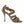 Dolce & Gabbana Bronze Crystal Strap Heels Sandaalit Kengät