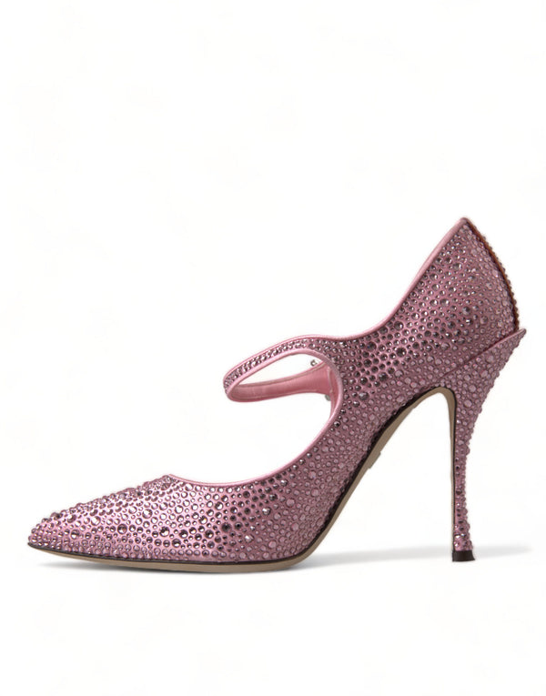 Dolce & Gabbana Enchanting Pink Crystal Pumps