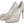 Dolce & Gabbana White Crystals Peep Toe Heel -satiinipumput