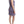 John Galliano Elegant Purple Knee-Length Cotton Dress