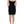 John Galliano Elegant Black Jersey Knee-Length Dress