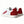 Dolce & Gabbana Chic White Leather Sneakers with Red Accents