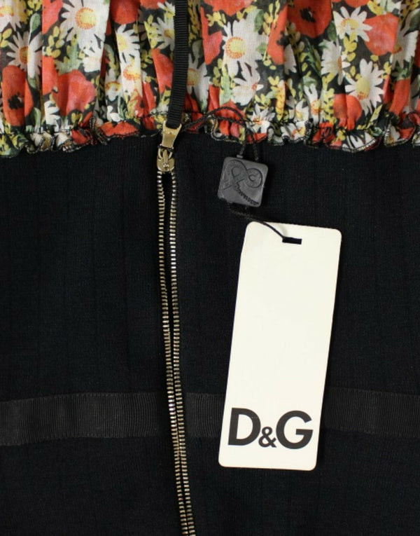 Dolce &amp; Gabbana Monivärinen kukkakupla-halterneck-mekko