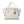 Michael Kors Avril Small Powder Blush PVC Leather Top Zip Satchel Crossbody Bag