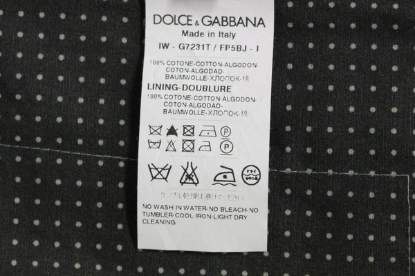 Dolce &amp; Gabbana harmaa pilkullinen mekkoliiivi Gilet Weste