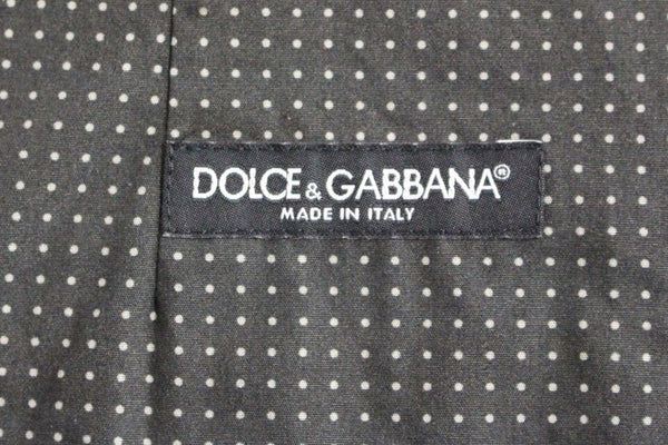 Dolce &amp; Gabbana harmaa pilkullinen mekkoliiivi Gilet Weste