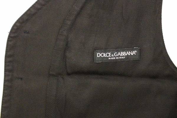 Dolce &amp; Gabbana Black Cotton Blend -mekkoliiivi Gilet