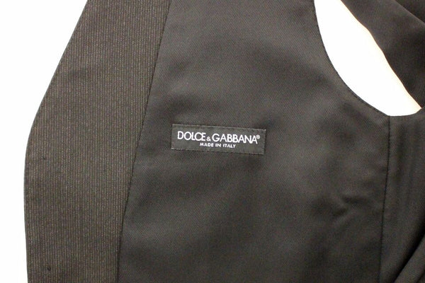 Dolce &amp; Gabbana Grey Wool Stretch Dress Blezer