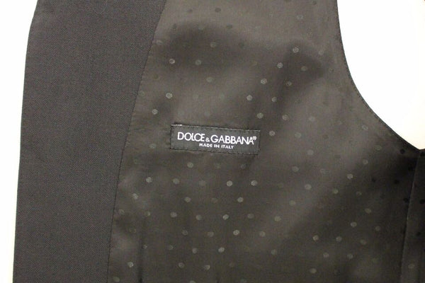 Dolce &amp; Gabbana Black Wool Silk Stretch Dress Blezer