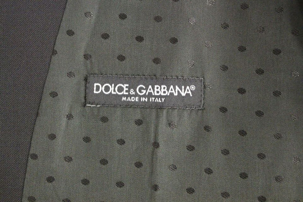 Dolce &amp; Gabbana musta villainen juhlamekkoliiivi Gilet Weste