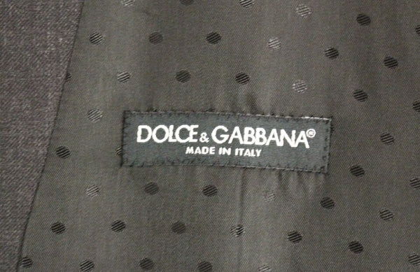 Dolce &amp; Gabbana harmaa villainen juhlamekkoliiivi Gilet Weste