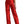 Dolce & Gabbana Red Satin Silk High Waist Wide Leg Pants
