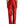 Dolce & Gabbana Red Satin Silk High Waist Wide Leg Pants