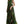 Dolce & Gabbana Green Banana Leaf Sleeveless Long Maxi Dress
