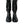 Dolce & Gabbana Sleek Black Shearling Mid Calf Boots