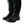 Dolce & Gabbana Sleek Black Shearling Mid Calf Boots