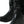 Dolce & Gabbana Sleek Black Shearling Mid Calf Boots