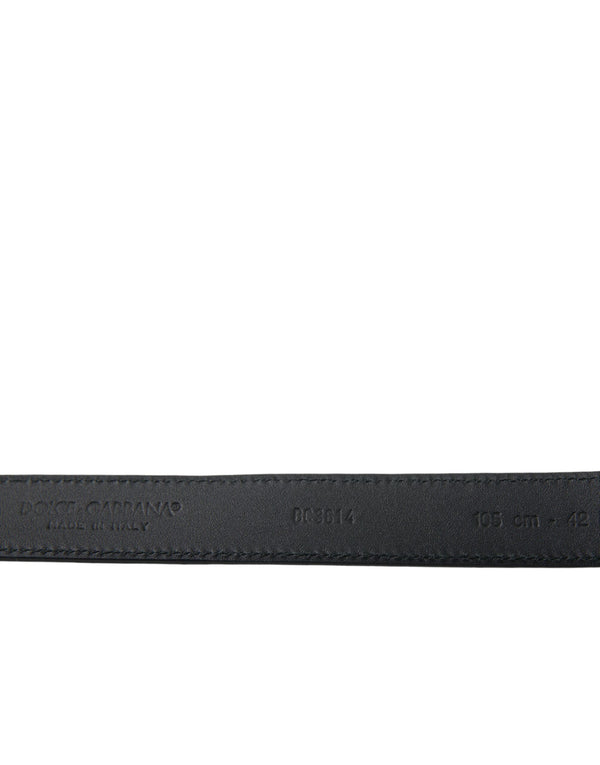 Dolce & Gabbana Elegant Suede Calf Leather Belt