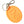 Dolce & Gabbana Elegant Orange Charm Keyring with Silver Detail