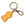 Dolce & Gabbana Chic Yellow Gold Keychain Charm