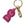 Dolce & Gabbana Chic Gold and Pink Logo Keychain