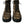 Dolce & Gabbana Bronze Plateau Padded Boots with DG Logo Plate