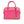 Michael Kors Travel XS Carmine Pink Leather Duffle Crossbody Handbag Purse