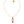Dolce & Gabbana Gold Brass Chain Dog Heart Pendant Charm Necklace