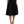 Dolce & Gabbana Black High Waist A-line Knee Length Skirt