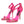 Dolce & Gabbana Pink Leather Crystal Heels Sandals Shoes