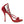 Dolce & Gabbana Keira Red Satin Crystals Sandals Heels Shoes