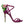 Dolce & Gabbana Purple Flower Satin Heels Sandals Shoes