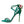 Dolce & Gabbana Green Flower Satin Heels Sandals Shoes