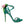 Dolce & Gabbana Green Flower Satin Heels Sandals Shoes