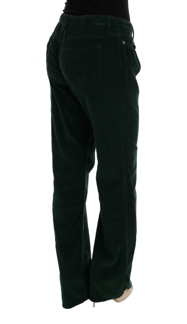 Dolce & Gabbana Elegant Green Cotton Blend Trousers