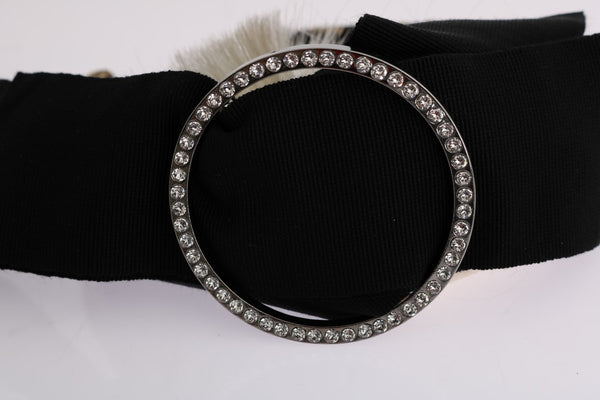 Dolce &amp; Gabbana Black Crystal White Diadem -pääpanta