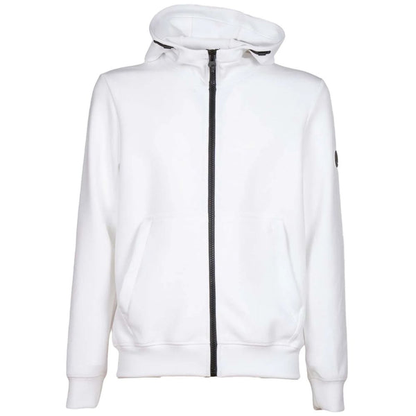 People Of Shibuya Elegant White Tech Fabric Hoodie