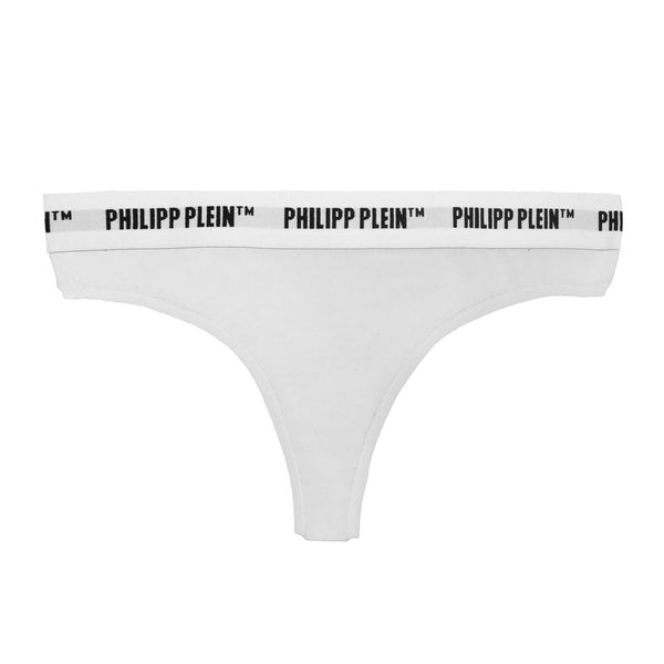 Philipp Plein White Cotton Alusvaatteet