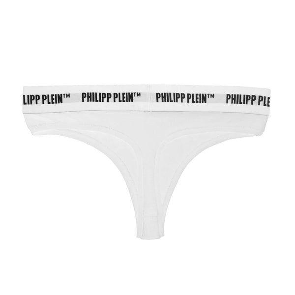 Philipp Plein White Cotton Alusvaatteet