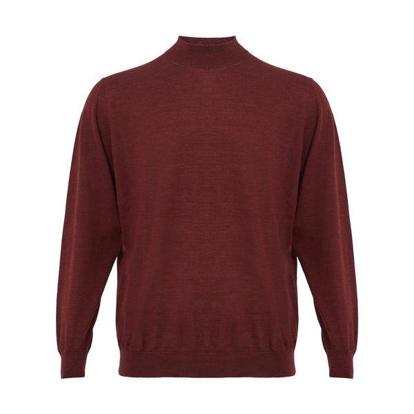 Colombo Elegant Cashmere Red Sweater for Men