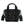 Jimmy Choo Black Leather and Canvas Small Tote Bag