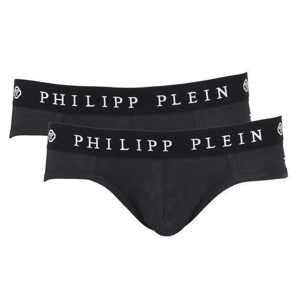 Philipp Plein Black Cotton Alusvaatteet