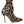 Dolce & Gabbana Gold Leopard Sequins Heels Boots Shoes