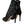 Dolce & Gabbana Black Stretch Taormina Lace Boots Shoes