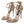 Dolce & Gabbana Beige Leather Strappy Heels Sandals Shoes