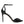 Dolce & Gabbana Black KEIRA Leather Heels Sandals Shoes