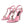 Dolce & Gabbana Pink Leather Embellished Heels Sandals Shoes